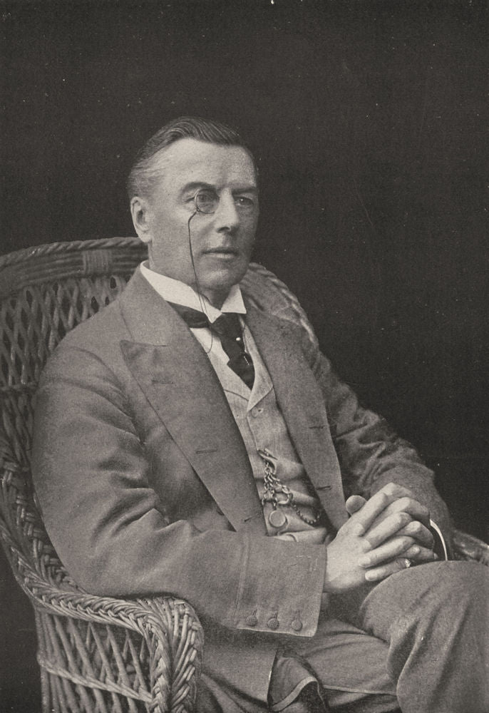 POLITICS. Mr Joseph Chamberlain 1907 old antique vintage print picture